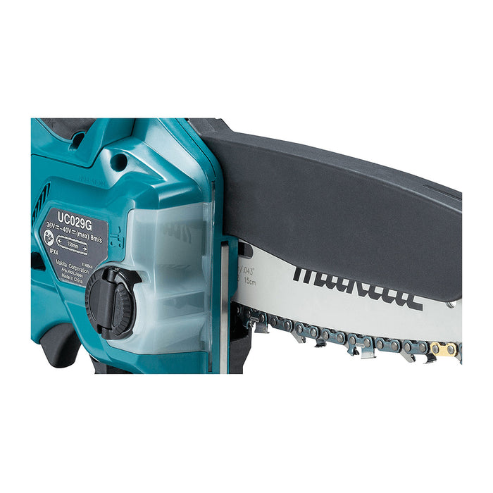 Máy cưa xích Makita UC029G dùng Pin 40Vmax XGT, chiều dài lam 150mm