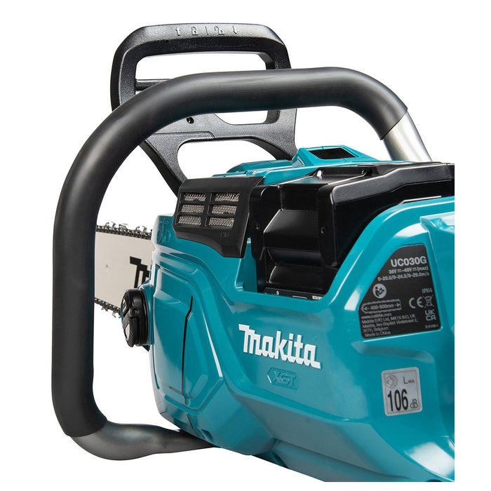 Máy cưa xích Makita UC030G dùng Pin 40Vmax XGT, chiều dài lam từ 400mm - 500mm