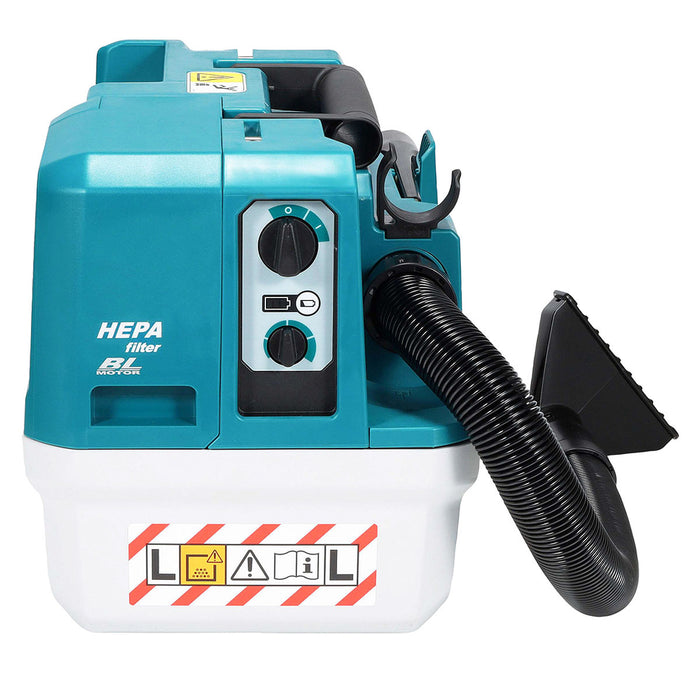 Máy hút bụi Makita VC014GL dùng Pin 40Vmax XGT, dung tích 7.5L, lực hút 15 kPa ( hút khô và ướt )