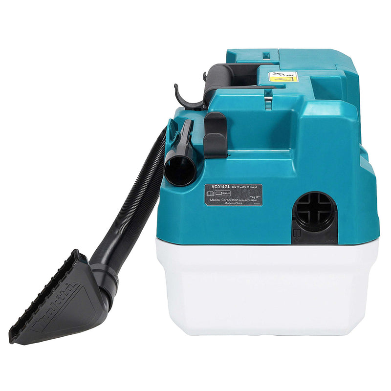 Máy hút bụi Makita VC014GL dùng Pin 40Vmax XGT, dung tích 7.5L, lực hút 15 kPa ( hút khô và ướt )