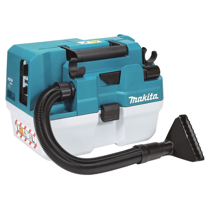 Máy hút bụi Makita VC014GL dùng Pin 40Vmax XGT, dung tích 7.5L, lực hút 15 kPa ( hút khô và ướt )
