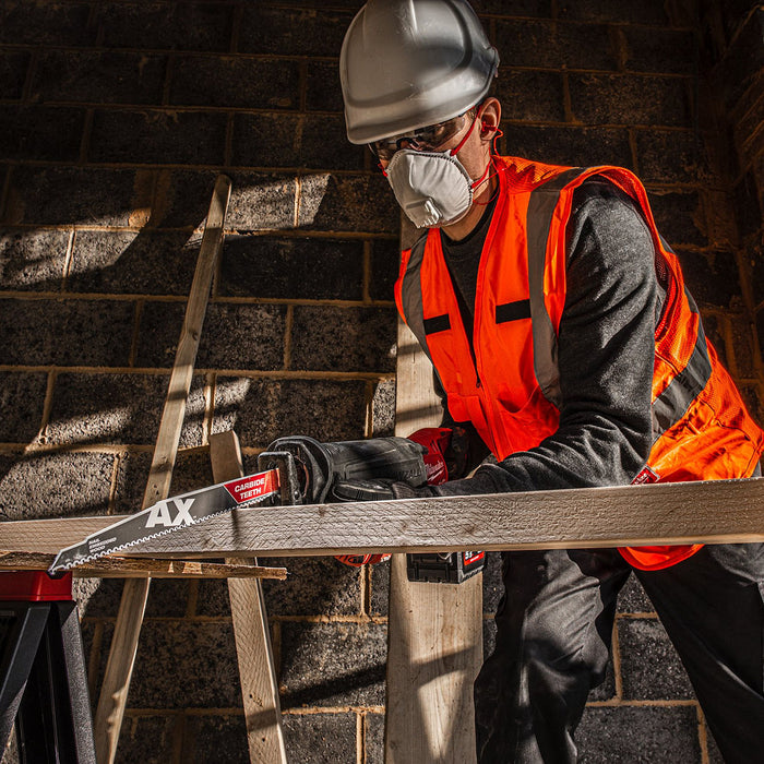 Lưỡi cưa kiếm TCT dòng The AX™ Milwaukee dùng cho gỗ, số răng 5 TPI, chiều dài từ 150 - 300mm