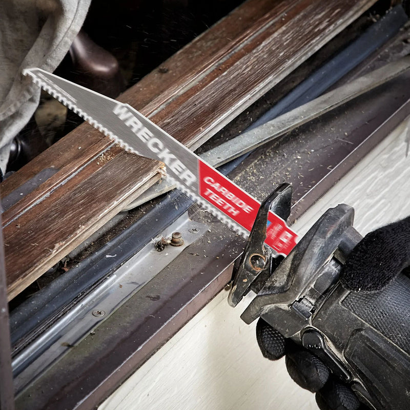 Lưỡi cưa kiếm TCT dòng The Wrecker™ Milwaukee 48-00-5242 dùng cho nhiều vật liệu khác nhau, số răng 6 TPI, chiều dài 230mm