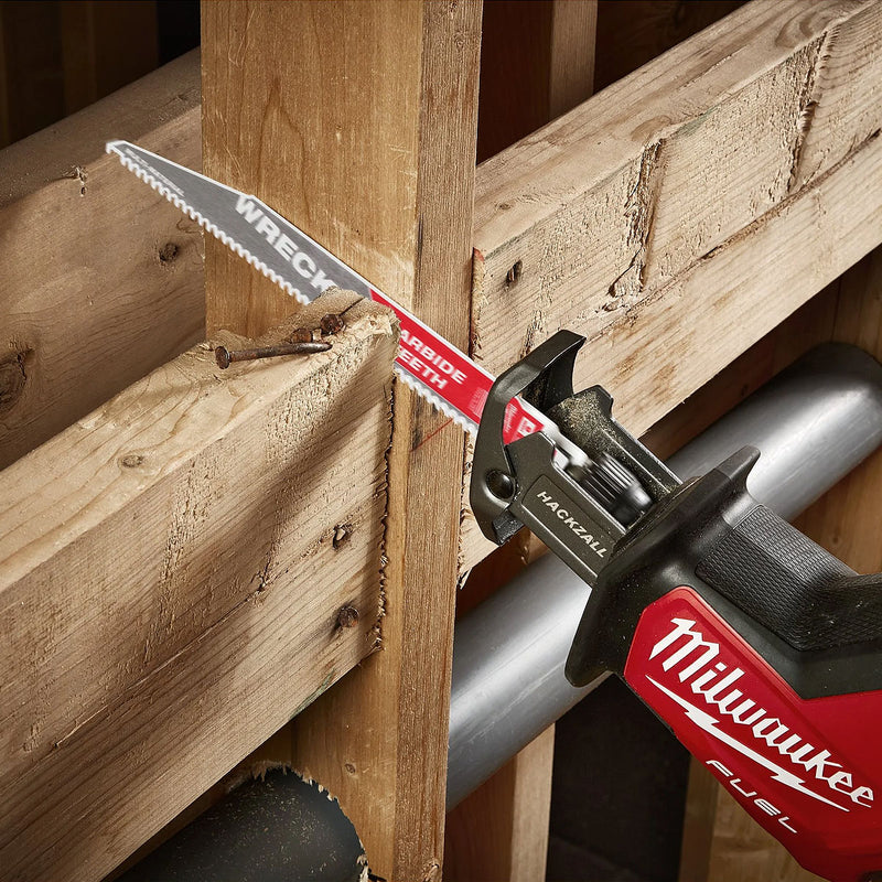 Lưỡi cưa kiếm TCT dòng The Wrecker™ Milwaukee 48-00-5242 dùng cho nhiều vật liệu khác nhau, số răng 6 TPI, chiều dài 230mm