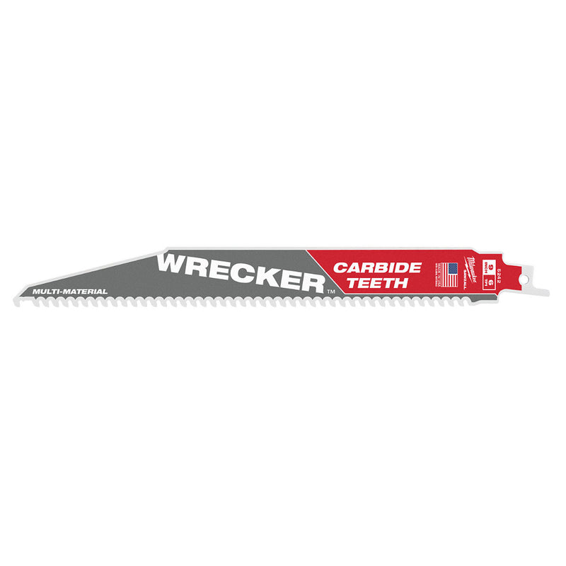 Lưỡi cưa kiếm TCT dòng The Wrecker™ Milwaukee 48-00-5242 dùng cho nhiều vật liệu khác nhau, số răng 6 TPI, chiều dài 230mm