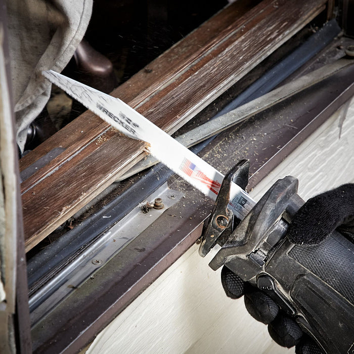 Hộp 5 lưỡi cưa kiếm Bi-Metal dòng The Wrecker™ Milwaukee dùng cho nhiều vật liệu khác nhau, số răng 8 TPI, chiều dài từ 150 - 300mm