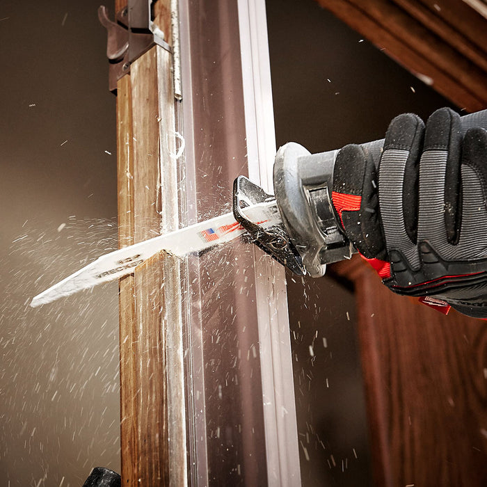 Hộp 5 lưỡi cưa kiếm Bi-Metal dòng The Wrecker™ Milwaukee dùng cho nhiều vật liệu khác nhau, số răng 8 TPI, chiều dài từ 150 - 300mm