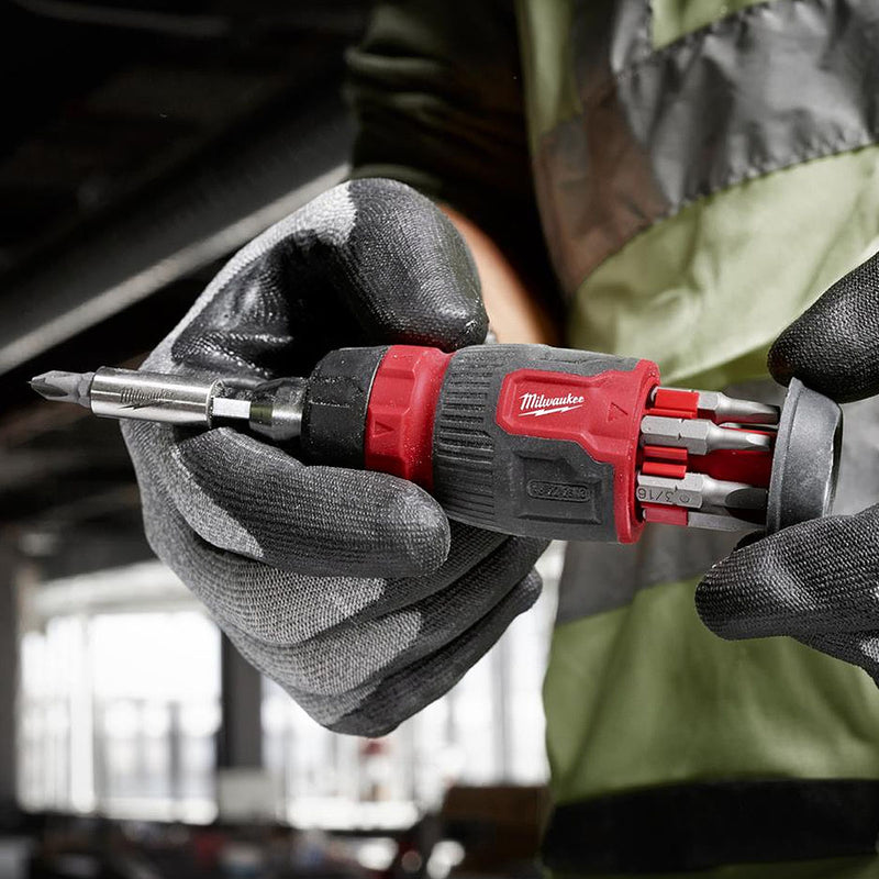 Tua vít đa năng 8 trong 1 Milwaukee 48-22-2913 đuôi lục giác 6.35mm ( 1/4 inch )