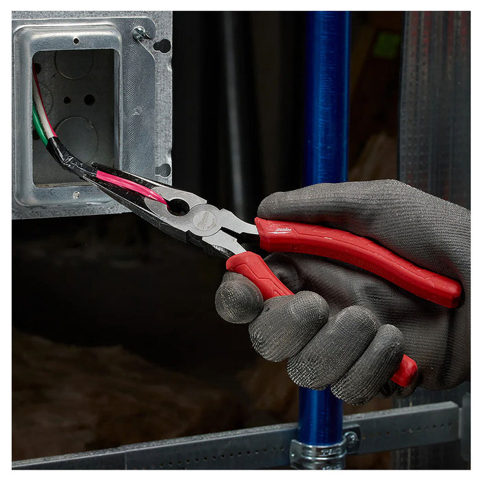 Kìm nhọn Milwaukee 48-22-6101 chiều dài 203mm, tay cầm bọc cao su chống trượt