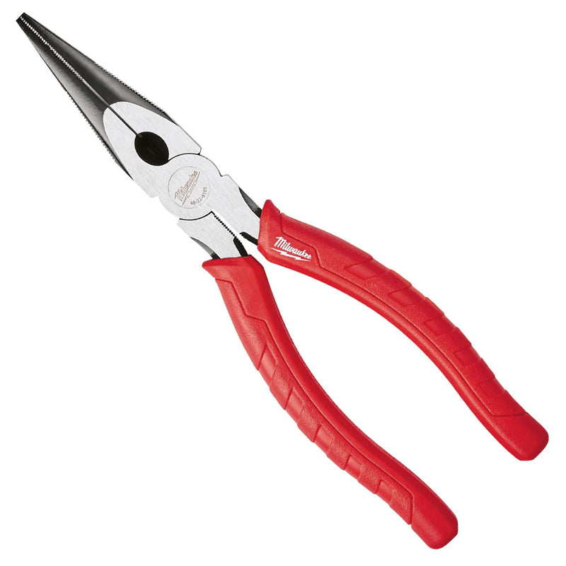 Kìm nhọn Milwaukee 48-22-6101 chiều dài 203mm, tay cầm bọc cao su chống trượt