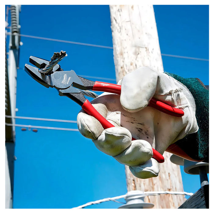 Kìm bằng trợ lực Milwaukee 48-22-6502 chiều dài 230mm, tay cầm bọc nhựa kháng dầu mở