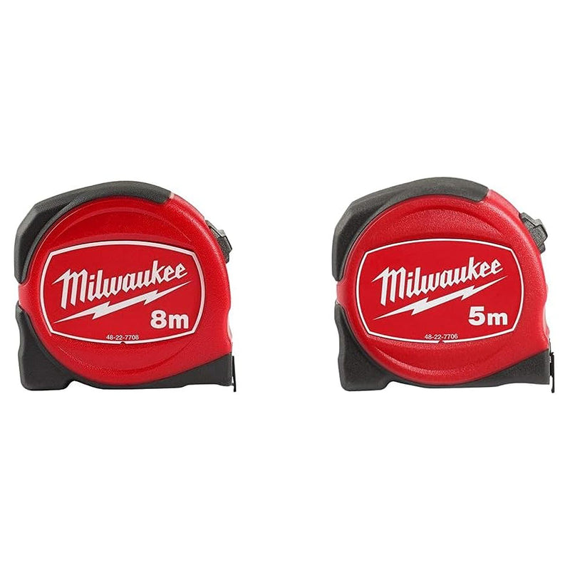 Thước cuộn thép dòng Slimline Milwaukee chiều dài từ 5m - 8m
