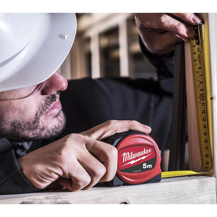 Thước cuộn thép dòng Slimline Milwaukee chiều dài từ 5m - 8m