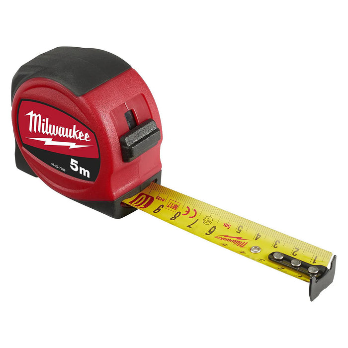 Thước cuộn thép dòng Slimline Milwaukee chiều dài từ 5m - 8m