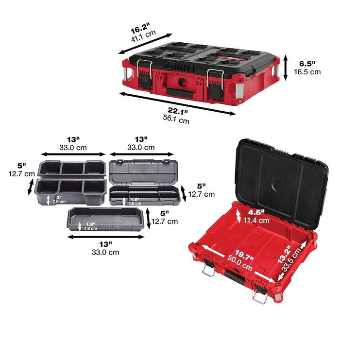 Thùng đựng đồ nghề PACKOUT Milwaukee 48-22-8424