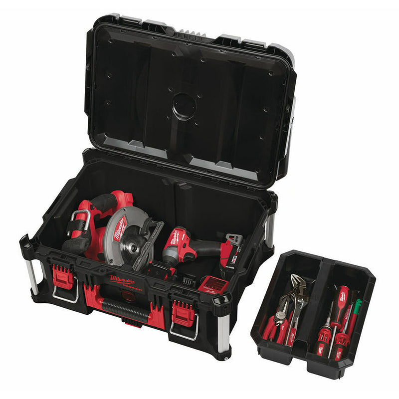 Thùng đựng đồ nghề PACKOUT Milwaukee loại có quai xách