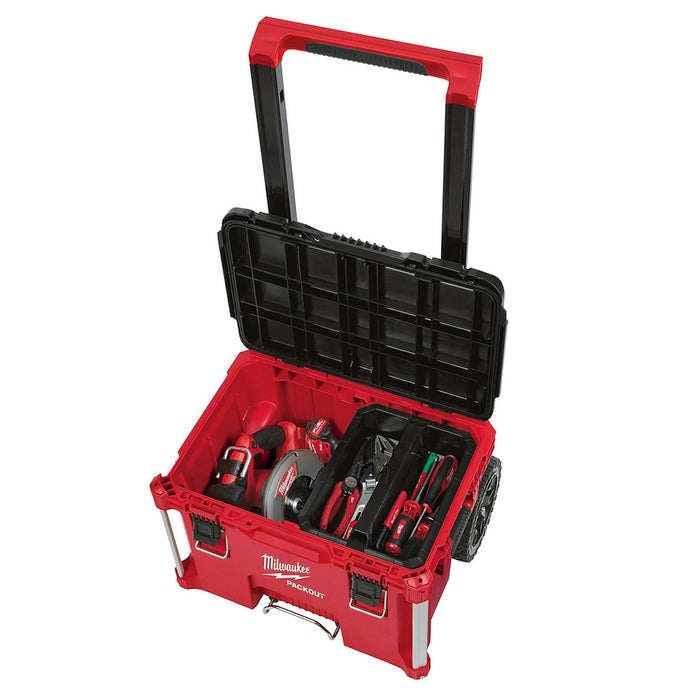 Thùng đựng đồ nghề PACKOUT Milwaukee 48-22-8426 loại có bánh xe và tay nắm kéo