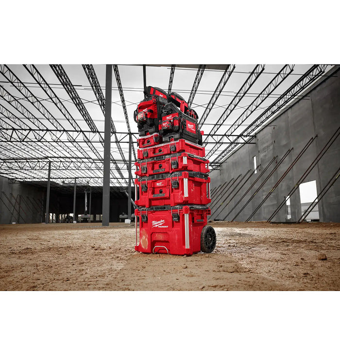 Thùng đựng đồ nghề PACKOUT Milwaukee 48-22-8427 loại có bánh xe và tay nắm kéo