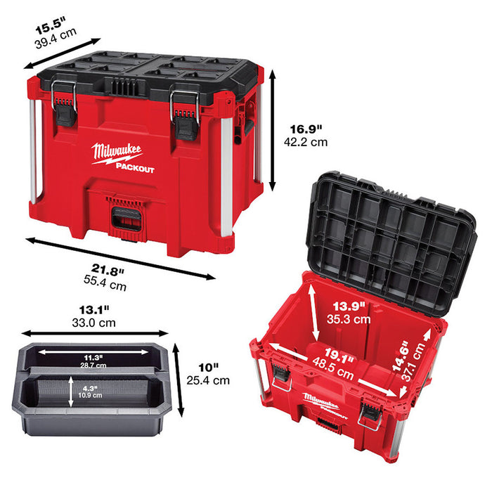 Thùng đựng đồ nghề PACKOUT Milwaukee 48-22-8429