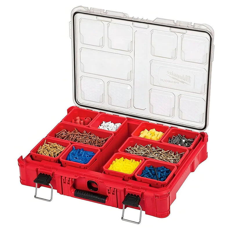 Hộp đựng linh kiện PACKOUT Milwaukee 48-22-8430 loại 10 ngăn