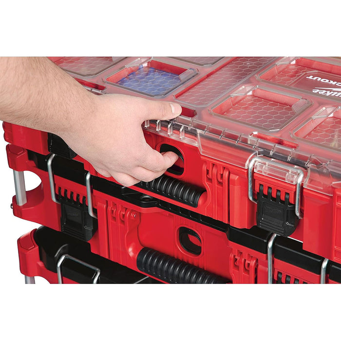 Hộp đựng linh kiện PACKOUT Milwaukee 48-22-8430 loại 10 ngăn