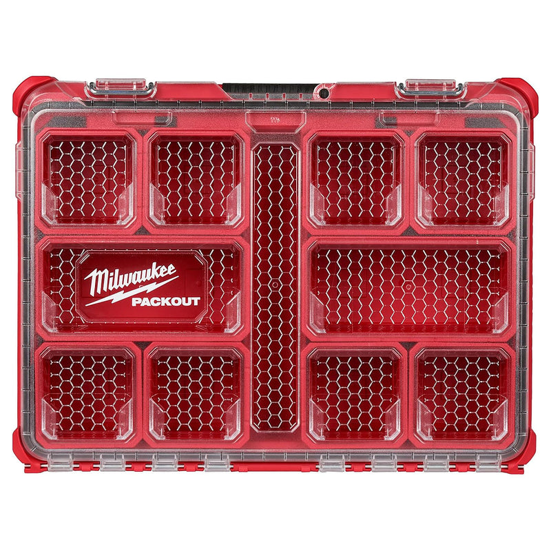 Hộp đựng linh kiện PACKOUT Milwaukee 48-22-8430 loại 10 ngăn