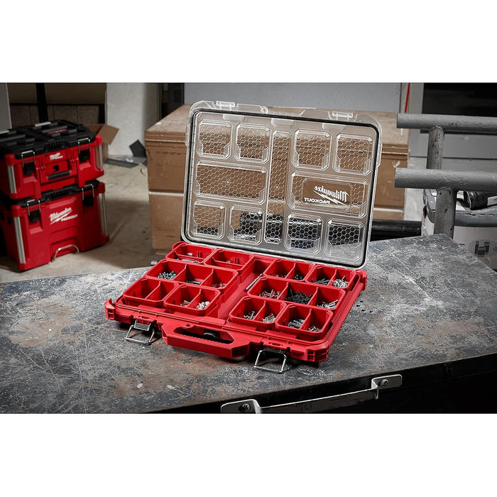 Hộp đựng linh kiện PACKOUT Milwaukee 48-22-8431 loại 10 ngăn