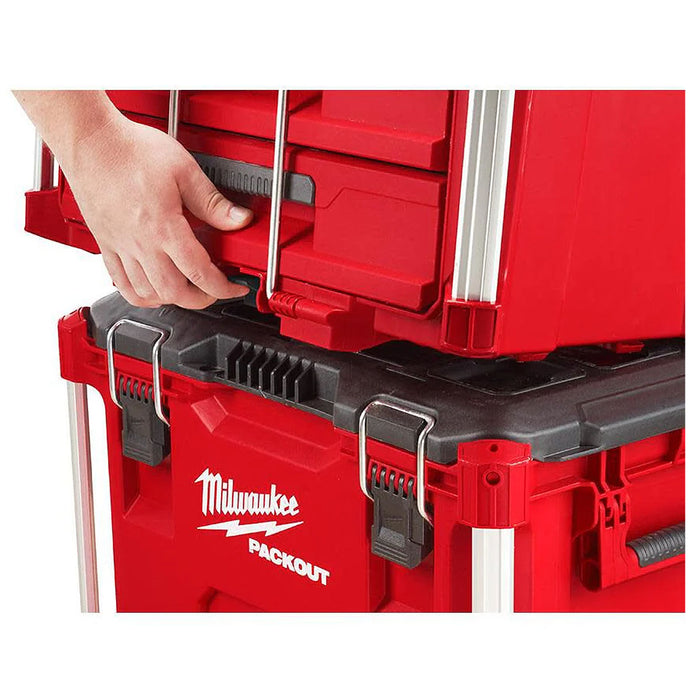 Thùng đựng đồ nghề PACKOUT Milwaukee 48-22-8442 loại 2 ngăn kéo