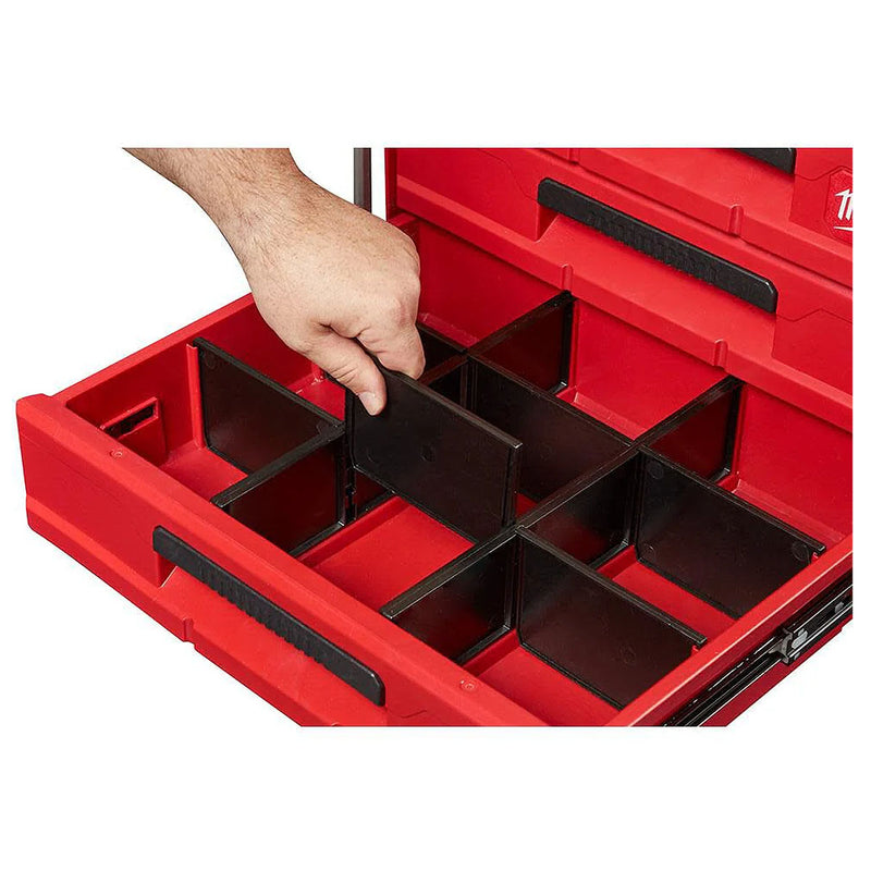 Thùng đựng đồ nghề PACKOUT Milwaukee 48-22-8442 loại 2 ngăn kéo