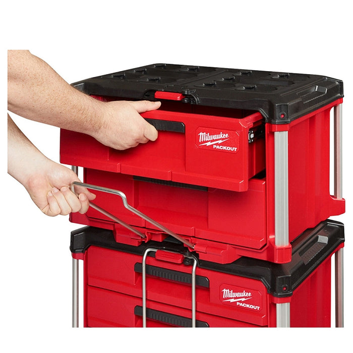 Thùng đựng đồ nghề PACKOUT Milwaukee 48-22-8442 loại 2 ngăn kéo
