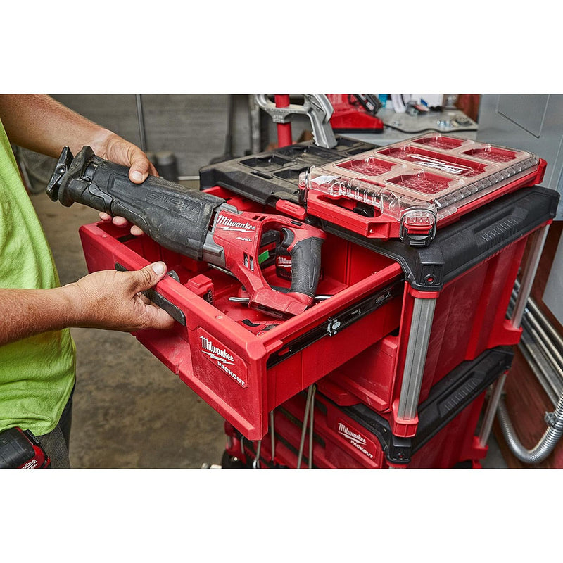 Thùng đựng đồ nghề PACKOUT Milwaukee 48-22-8442 loại 2 ngăn kéo