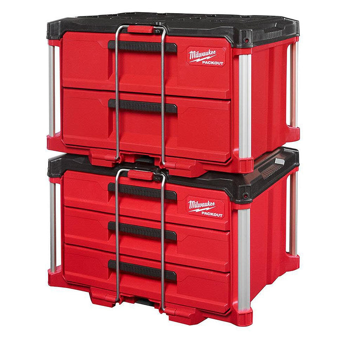 Thùng đựng đồ nghề PACKOUT Milwaukee 48-22-8443 loại 3 ngăn kéo