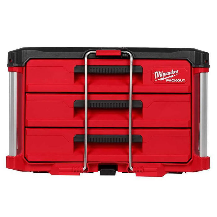 Thùng đựng đồ nghề PACKOUT Milwaukee 48-22-8443 loại 3 ngăn kéo