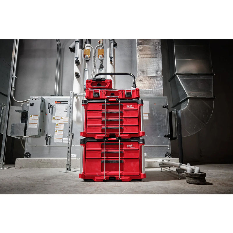 Thùng đựng đồ nghề PACKOUT Milwaukee 48-22-8447 loại 3 ngăn kéo