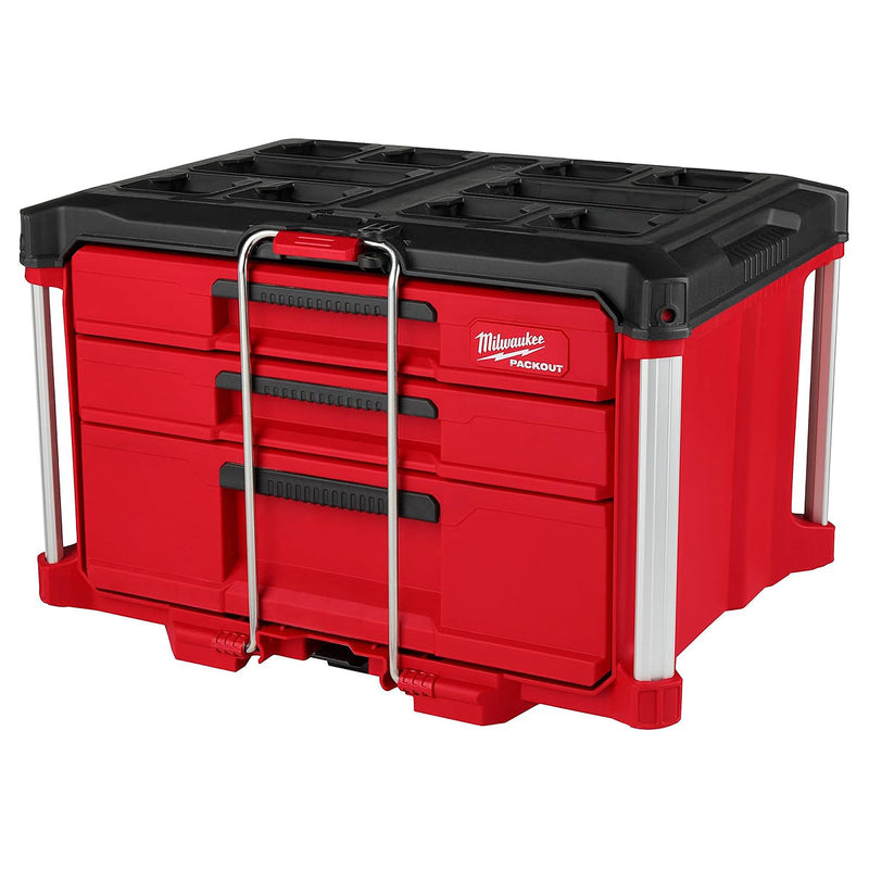 Thùng đựng đồ nghề PACKOUT Milwaukee 48-22-8447 loại 3 ngăn kéo