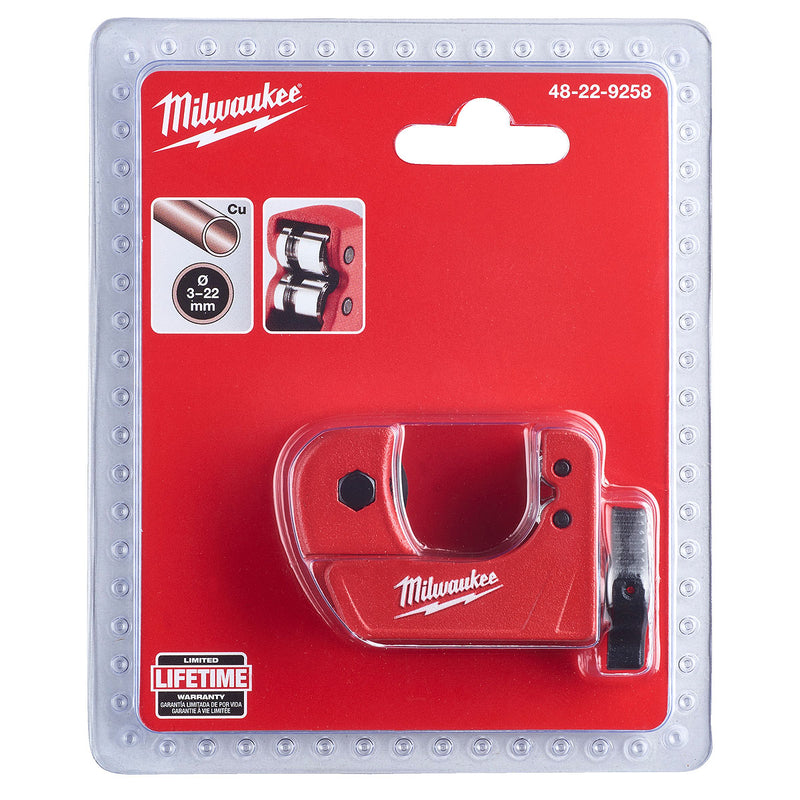 Dao cắt ống đồng mini Milwaukee 48-22-9258 khả năng cắt ống tối đa 22mm