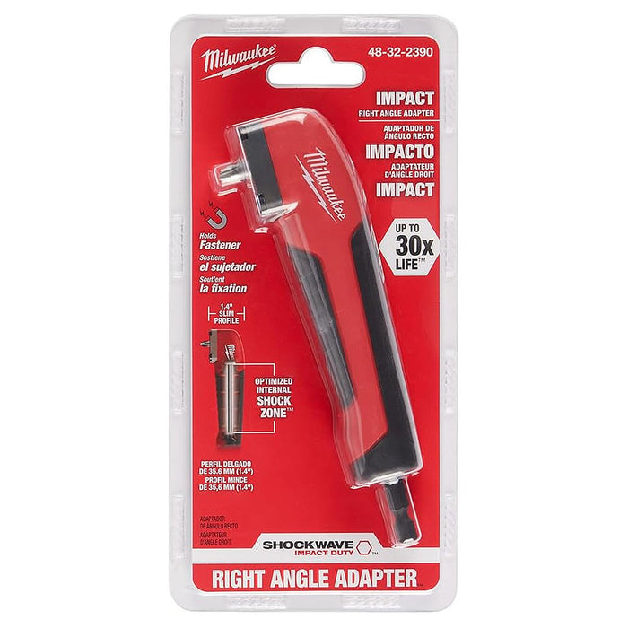 Đầu vặn vít góc 90° SHOCKWAVE™ Milwaukee 48-32-2390 chiều dài 152mm, đuôi lục giác 6.35mm ( 1/4 inch )