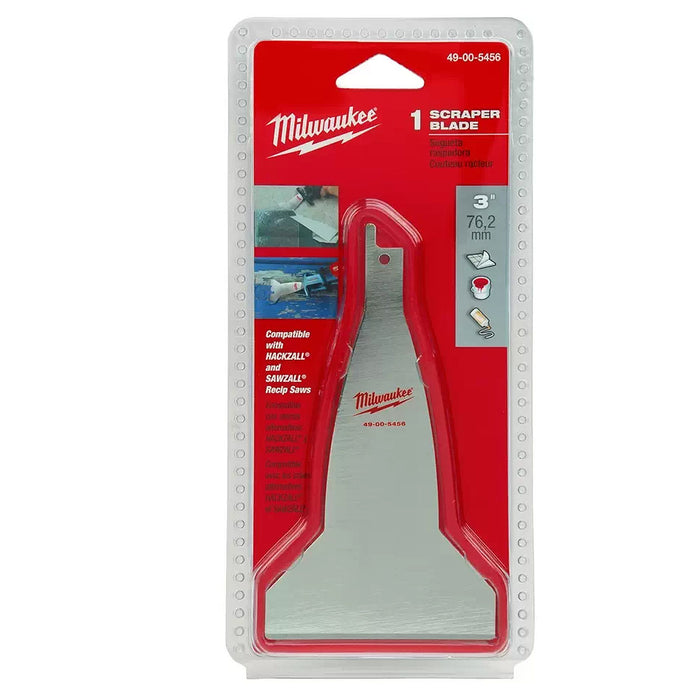 Lưỡi cạo sơn, keo, mạch hồ Milwaukee 49-00-5456 đường kính lưỡi 75mm, dùng cho máy cưa kiếm