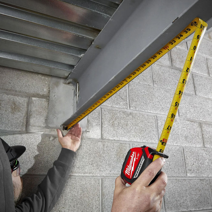Thước cuộn thép dòng Premium Magnetic Milwaukee chiều dài từ 5m - 8m