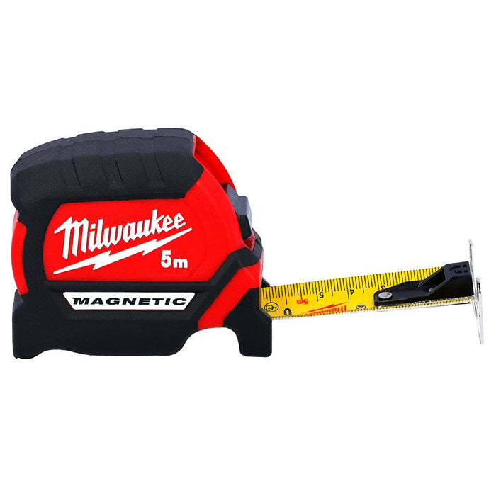 Thước cuộn thép dòng Premium Magnetic Milwaukee chiều dài từ 5m - 8m