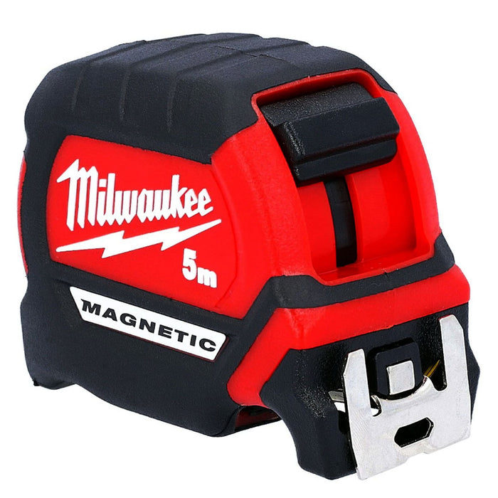 Thước cuộn thép dòng Premium Magnetic Milwaukee chiều dài từ 5m - 8m