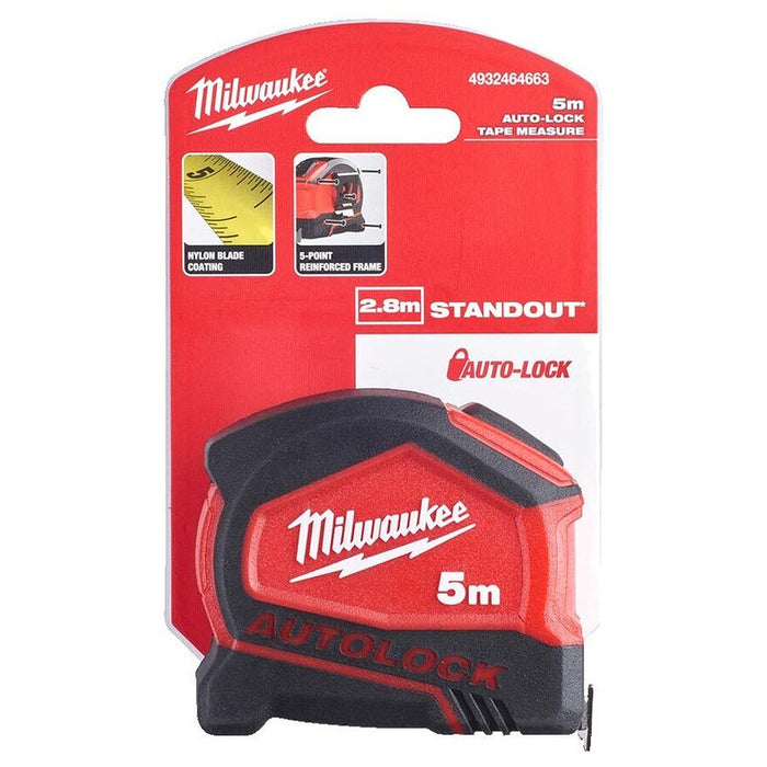 Thước cuộn thép dòng Autolock Milwaukee chiều dài từ 5m - 8m