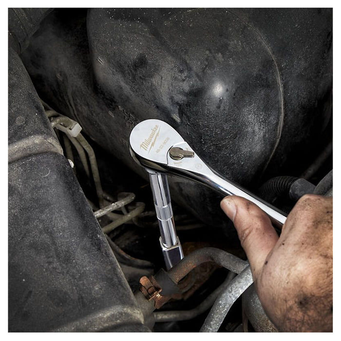 Bộ đầu tuýp và cần siết lực 28 chi tiết Milwaukee 4932464943 cốt 1/4 inch