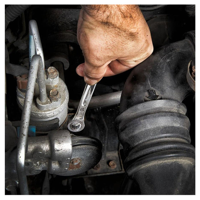 Cờ lê vòng miệng Max Bite™ Milwaukee kích thước từ 8mm - 19mm, tay cầm I-Beam, mạ Chrome