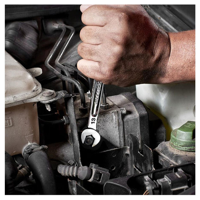 Cờ lê vòng miệng Max Bite™ Milwaukee kích thước từ 8mm - 19mm, tay cầm I-Beam, mạ Chrome