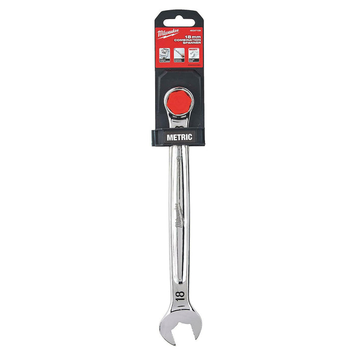 Cờ lê vòng miệng Max Bite™ Milwaukee kích thước từ 8mm - 19mm, tay cầm I-Beam, mạ Chrome