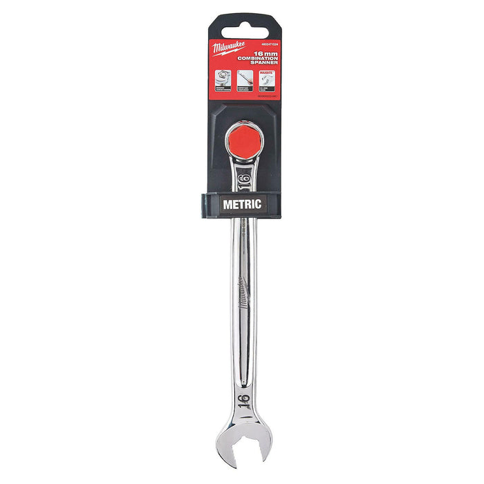 Cờ lê vòng miệng Max Bite™ Milwaukee kích thước từ 8mm - 19mm, tay cầm I-Beam, mạ Chrome