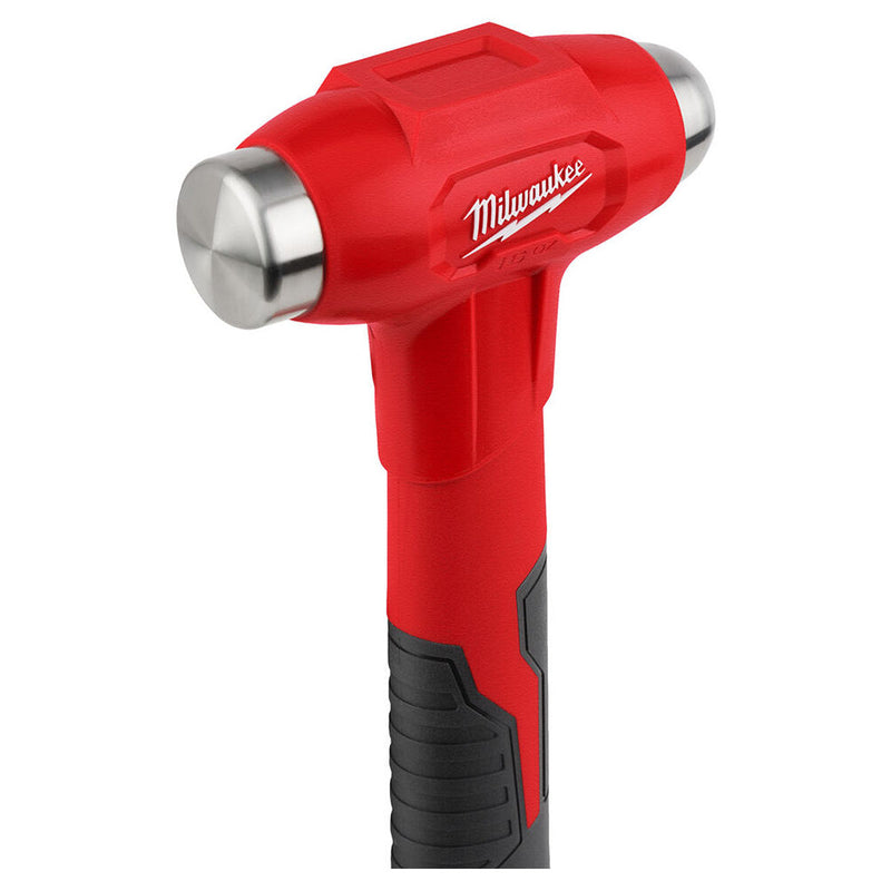 Búa bi đầu tròn Milwaukee 4932492348 trọng lượng 450g, tay cầm bọc cao su chống trượt