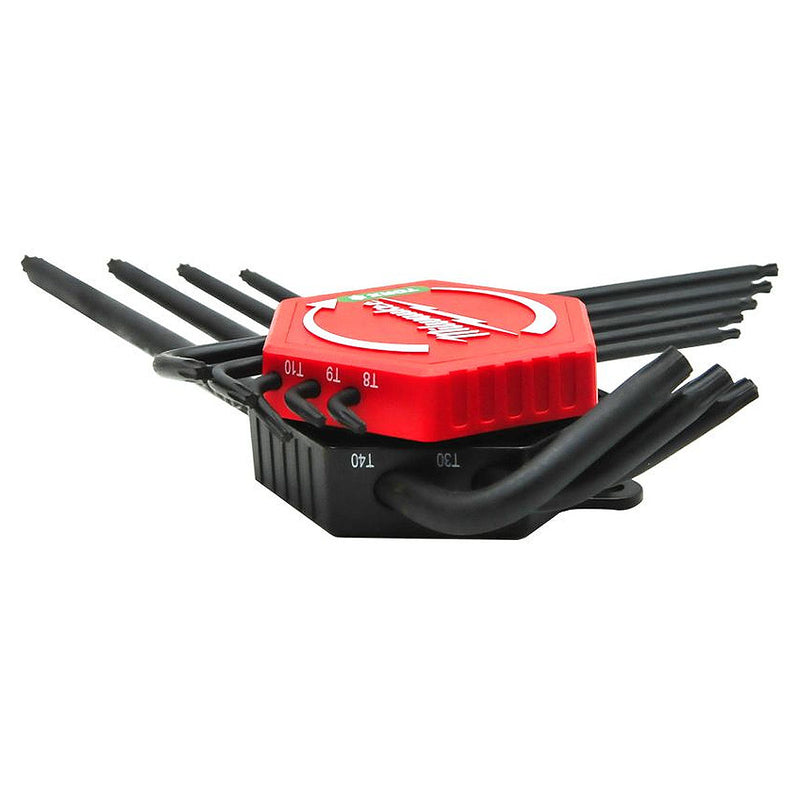 Bộ lục giác đầu sao 9 chi tiết Milwaukee 4932 4926 93 kích thước từ T8 - T40