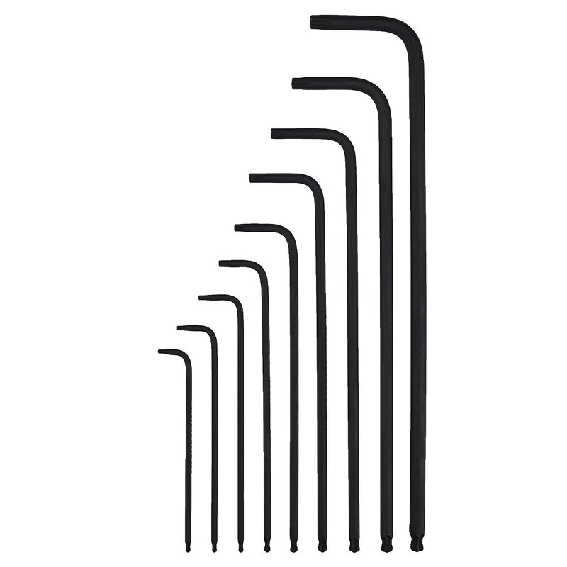 Bộ lục giác đầu sao 9 chi tiết Milwaukee 4932 4926 93 kích thước từ T8 - T40